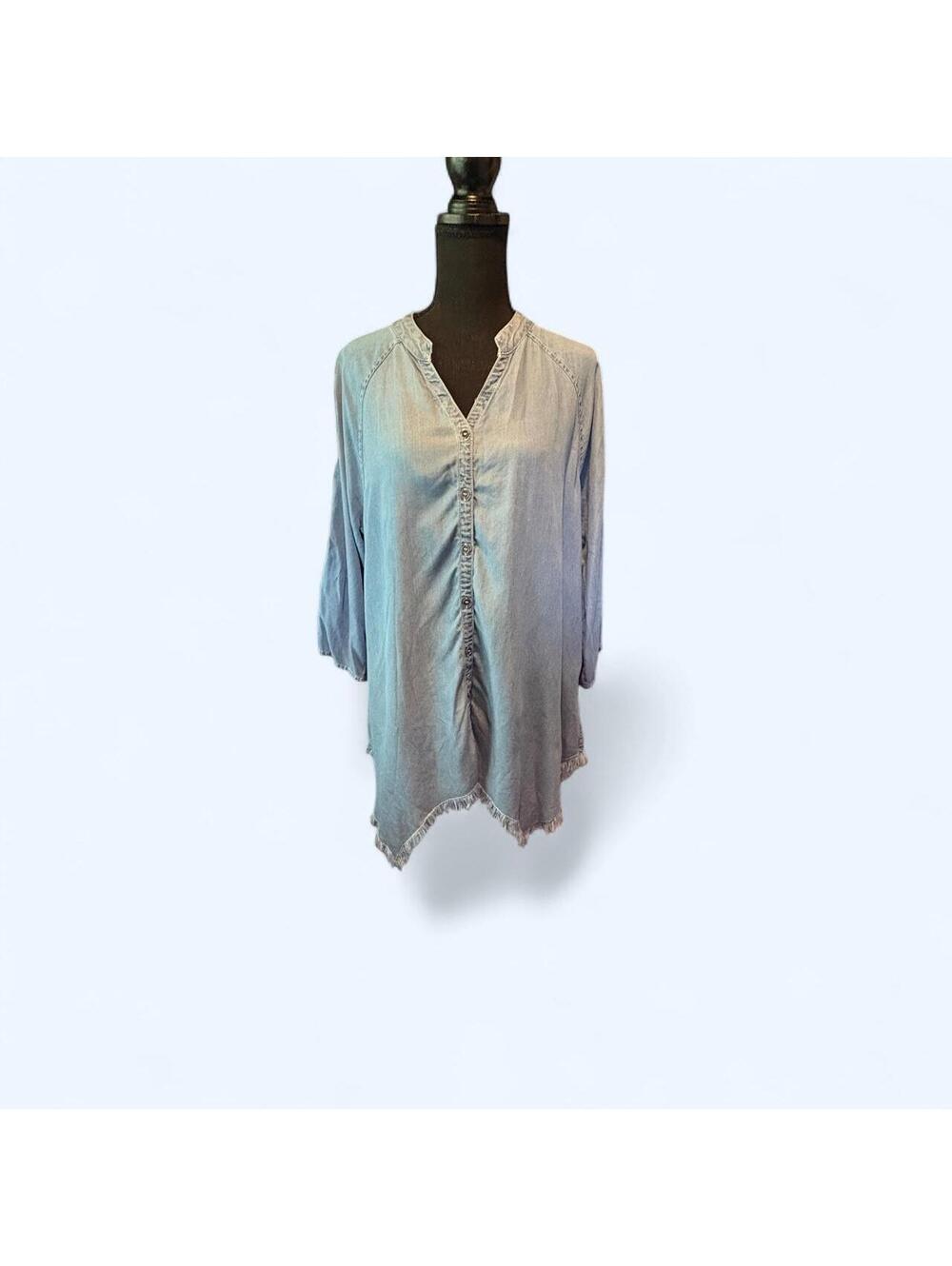 Hester & Orchard by Anthropologie chambray tunic size M NWOT
